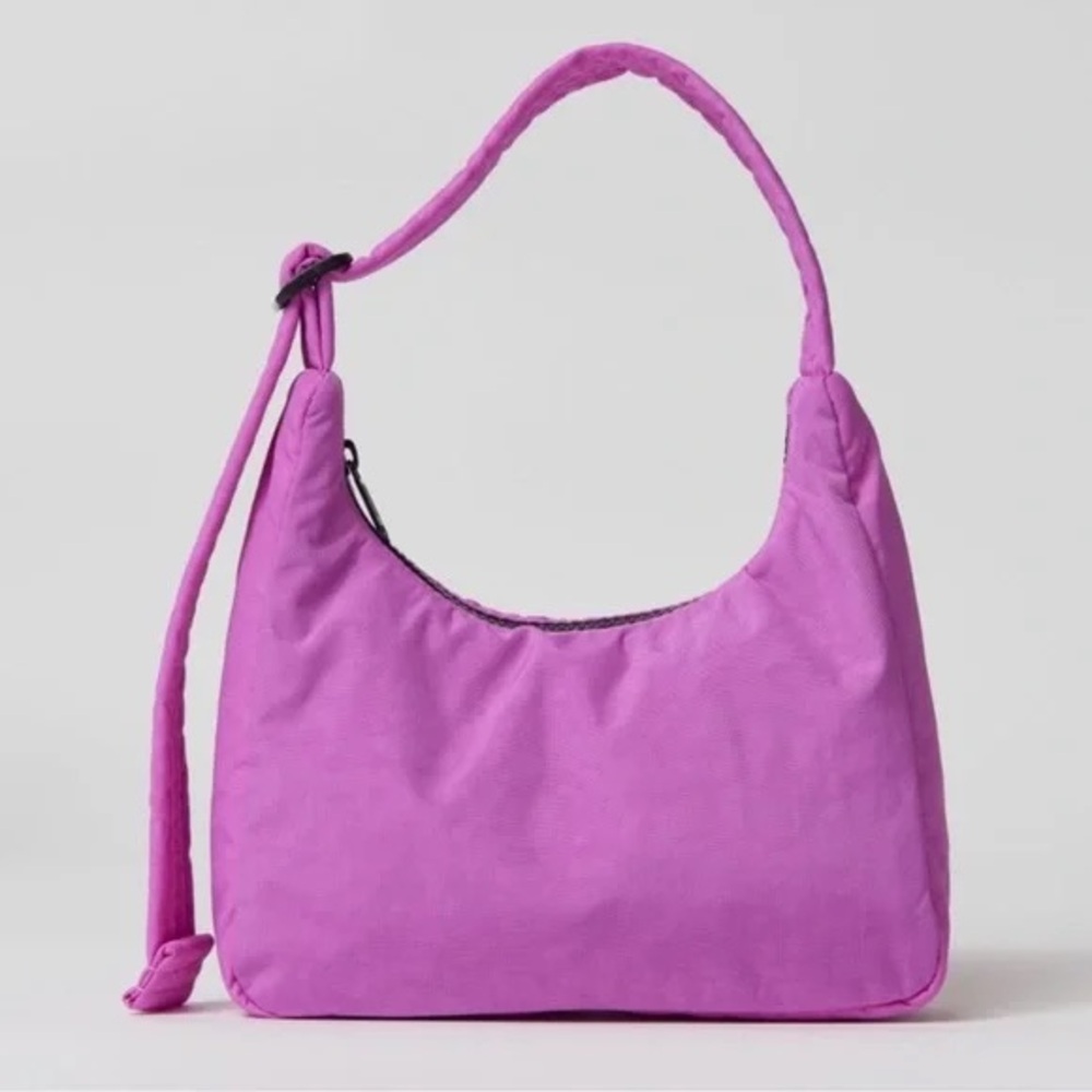 NWT BAGGU Mini Nylon Shoulder Bag- Extra Pink